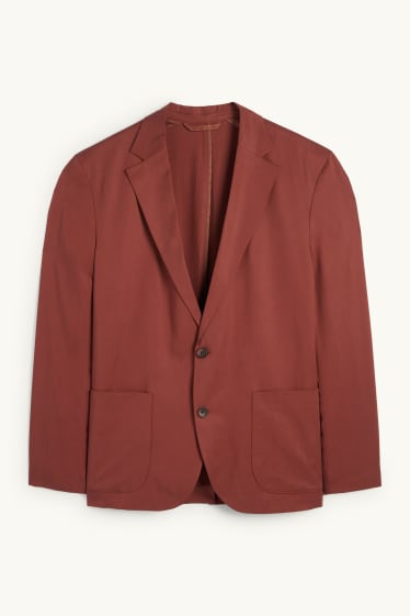 Hommes - Veste de costume - oversize - rouille