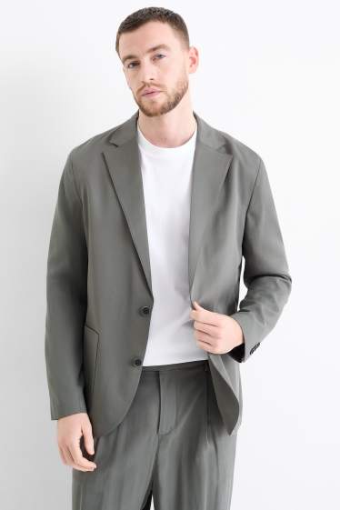 Hommes - Veste de costume - oversize - kaki