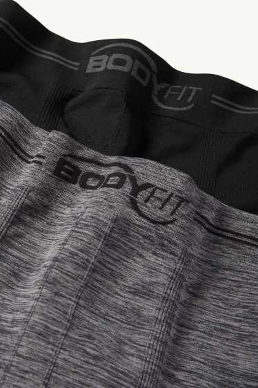 Home - Paquet de 2 - calçotets trunk - sense costures - negre