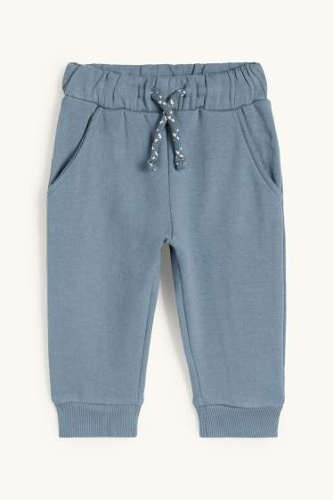 Baby Jungen - Wolf und Elch - Baby-Outfit - 2 teilig - hellbeige