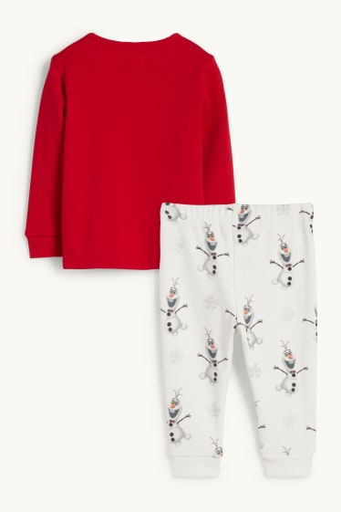 Unisexe - La Reine des Neiges - pyjama bébé - 2 pièces - rouge