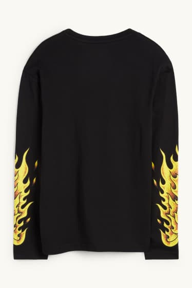 Children Boys - Fortnite - long sleeve T-shirt - black