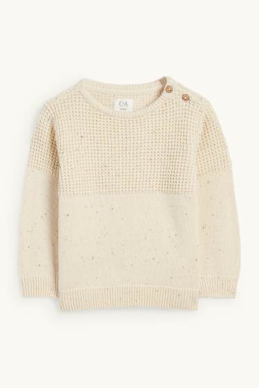 Baby Buben - Baby-Outfit - 3 teilig - beige