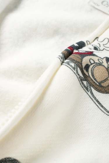 Baby Buben - Micky Maus - Baby-Overall - cremeweiß