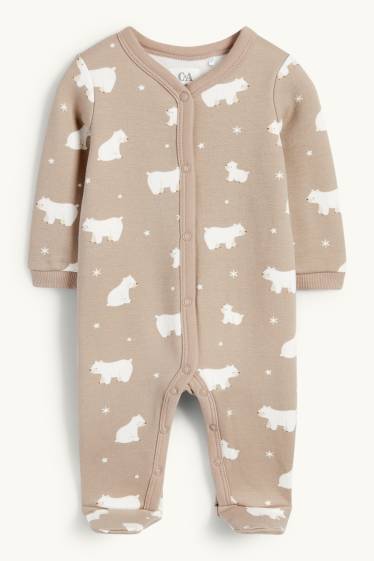 Unisex - Orso polare - pigiama per neonati - beige