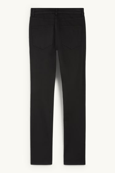 Dámské - Slim jeans - high waist - černá
