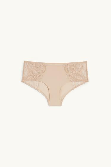 Femmes - Shortys - beige clair