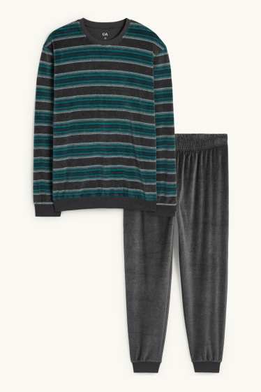 Men - Winter pyjamas - dark gray