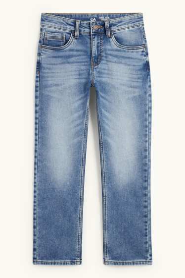 Children Boys - Straight jeans - thermal jeans - jog denim - LYCRA® - denim-light blue