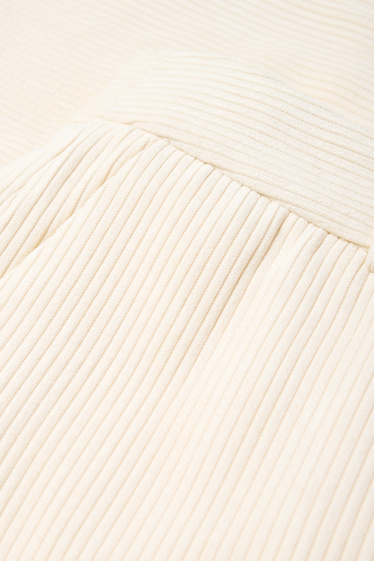 Dames - Business-broek - high waist - regular fit - crème wit