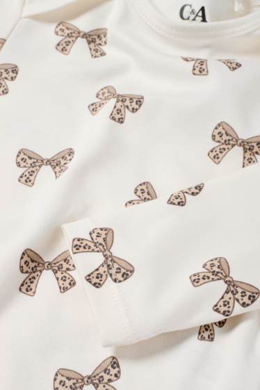 Neonate - Fiocco - body per neonate - bianco crema