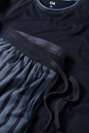 Herren - Pyjama - dunkelblau