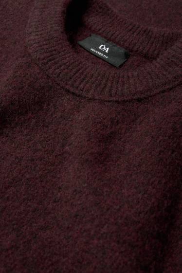 Herren - Pullover - bordeaux