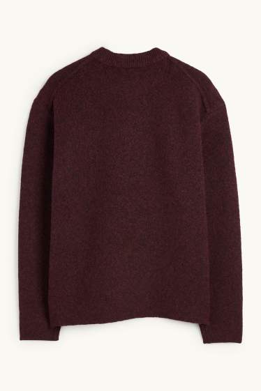 Herren - Pullover - bordeaux