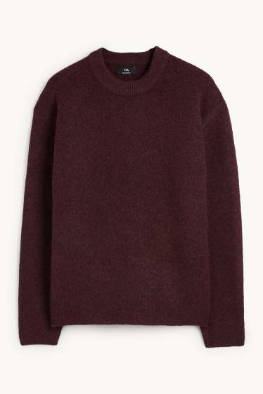 Herren - Pullover - bordeaux