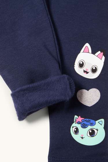 Children Girls - Gabby's Dollhouse - set - sweatshirt and thermal leggings - light violet