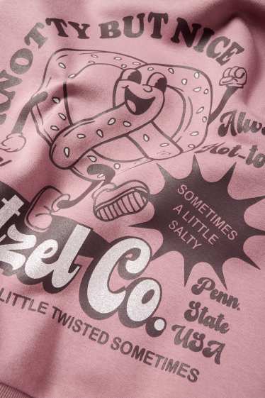 Nena - Pretzel - dessuadora amb caputxa - violeta clar