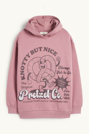 Nena - Pretzel - dessuadora amb caputxa - violeta clar