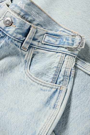 Children Girls - Balloon jeans - denim-light blue