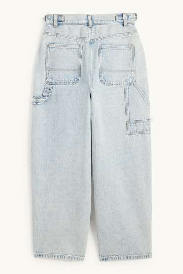 Children Girls - Balloon jeans - denim-light blue