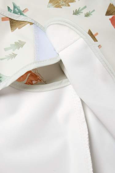 Unisex - Waldtiere - Baby-Ärmellätzchen - hellgrau