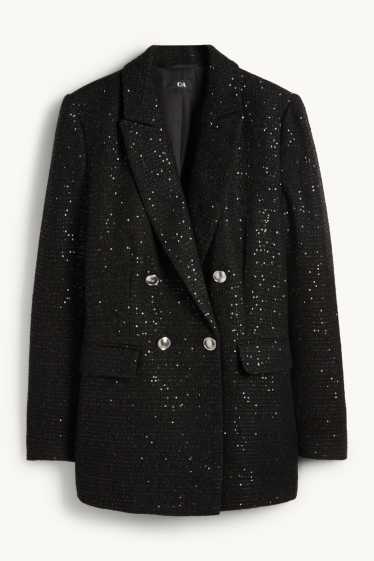 Dona - Blazer de lluentons - regular fit - negre