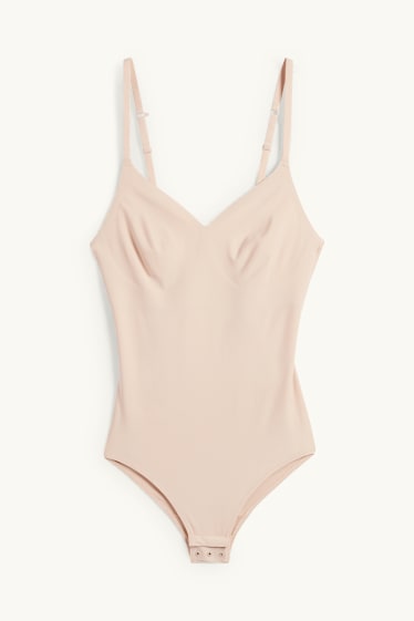 Damen - Shaping-Body - seamless - LYCRA® - hellbeige