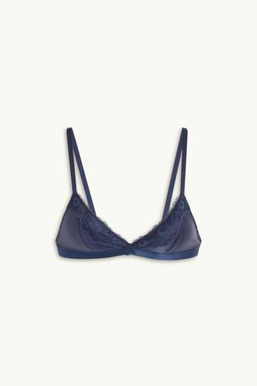 Women - Bralette - padded - dark blue