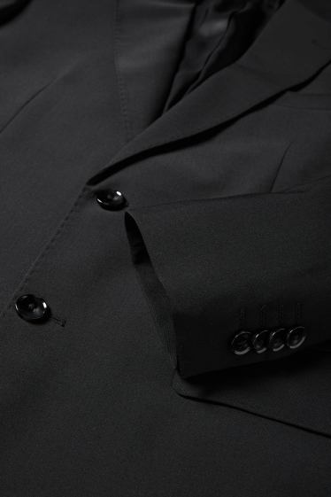 Uomo - Giacca coordinabile - regular fit - Flex - misto lana - LYCRA® - nero