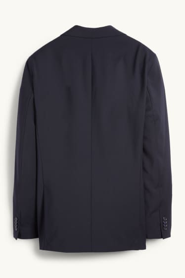 Bărbați - Sacou modular - regular fit - Flex - amestec de lână - LYCRA® - albastru închis