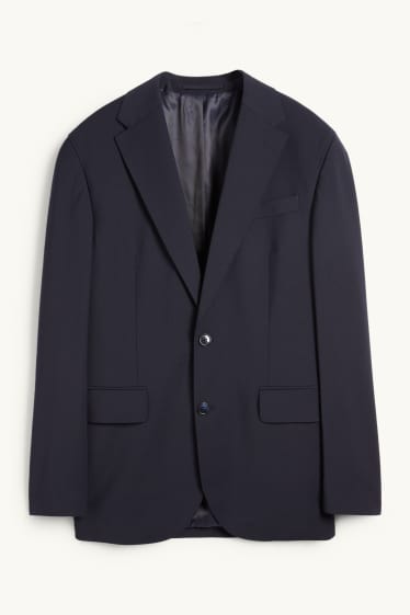 Bărbați - Sacou modular - regular fit - Flex - amestec de lână - LYCRA® - albastru închis
