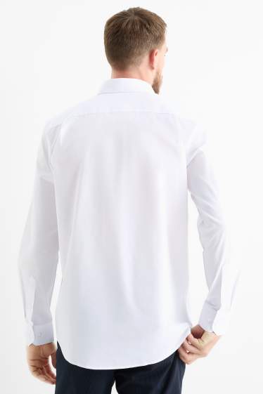 Home - Camisa formal - regular fit - Kent - blanc