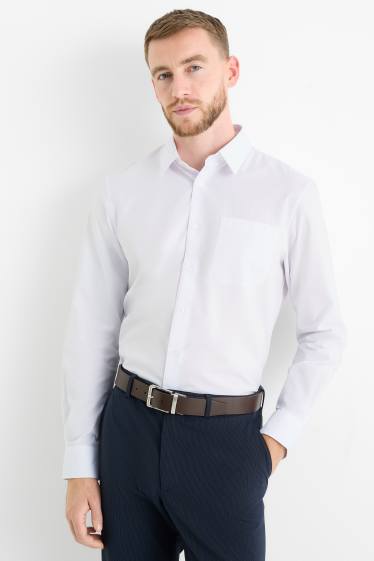 Home - Camisa formal - regular fit - Kent - blanc