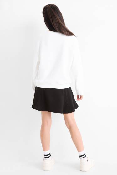 Kinder Mädchen - Harry Potter - Set - Sweatshirt und Rock - 2 teilig - schwarz / weiss