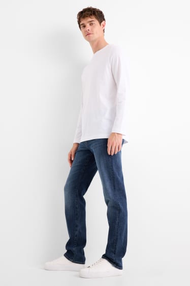 Hommes - Straight jean - LYCRA® - jean bleu