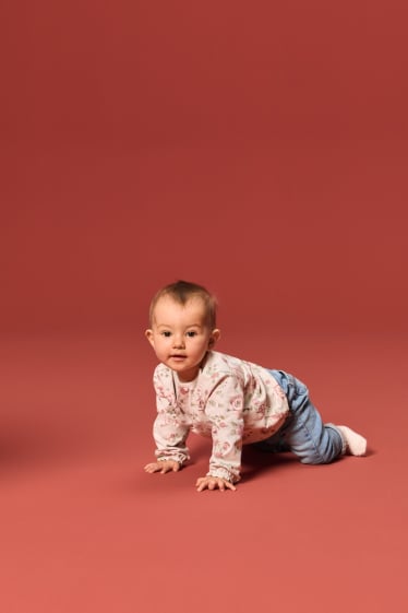 Bébés filles - Rose - sweat bébé - rose clair