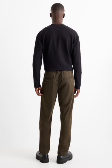 Heren - Chino - tapered fit - donkergroen