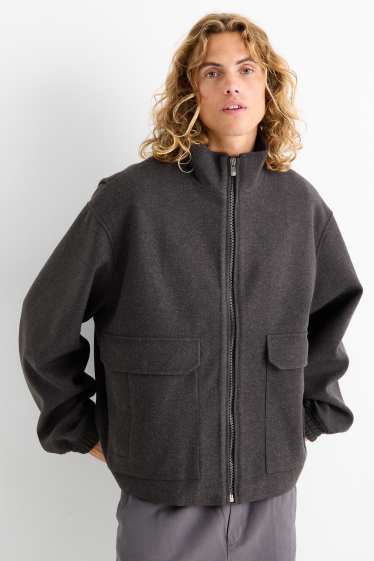 Heren - Jas - donkergrijs