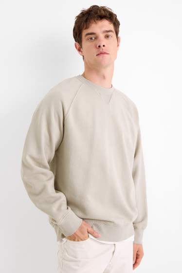 Bărbați - Bluză de molton - bej