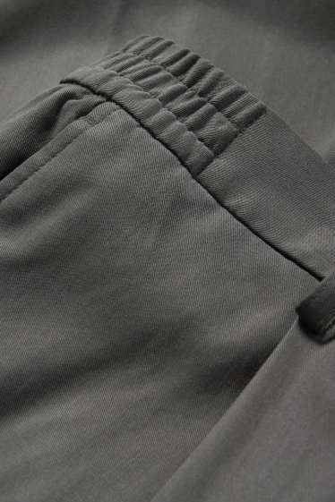 Hommes - Pantalon de costume - regular fit - gris