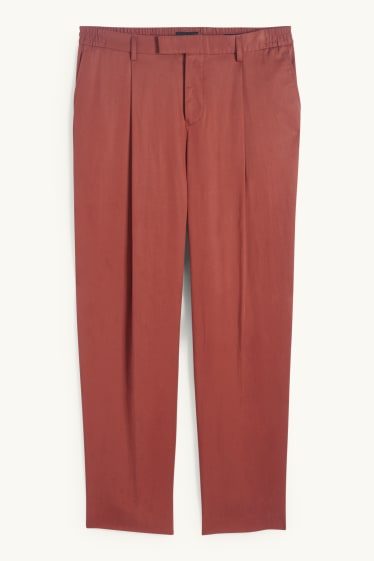 Hommes - Pantalon de costume - regular fit - rouille