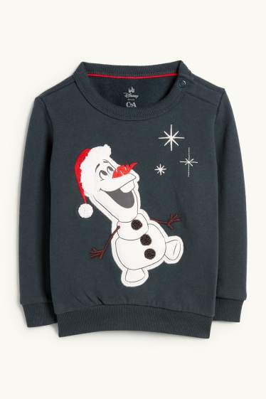 Baby Buben - Frozen - Baby-Sweatshirt - dunkelblau