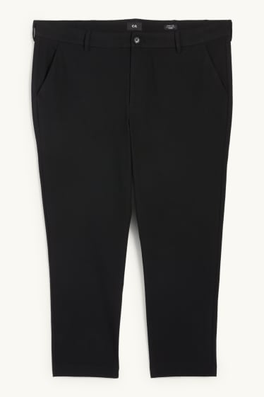 Hommes - Chino - tapered fit - noir