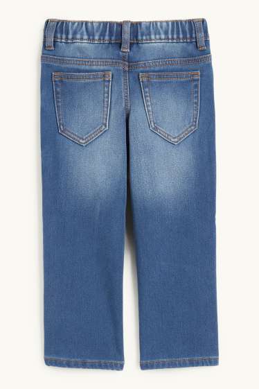 Kinder Jungen - Straight Jeans - Thermojeans - jeansblau