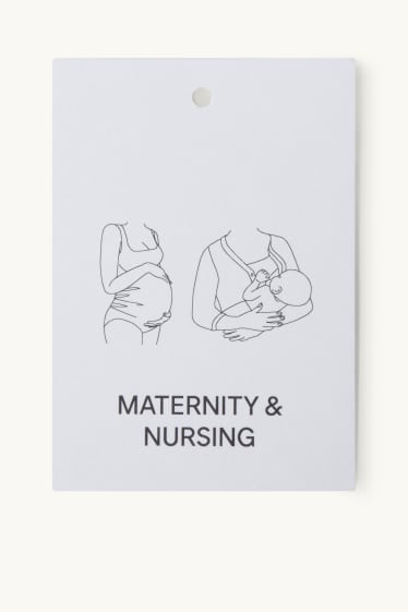 Femei - Cămașă de noapte pentru alăptare - negru