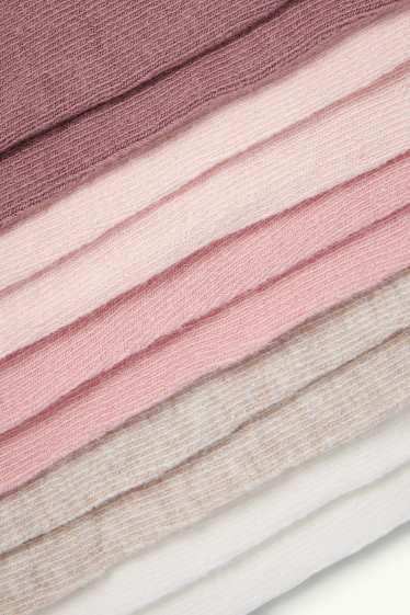 Bambine - Confezione da 5 - calzamaglia - rosa