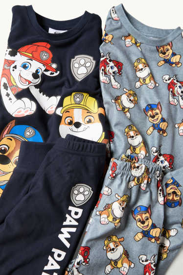 Kinderen: jongens - Set van 2 - PAW Patrol - Chase - pyjama - 4-delig - donkerblauw