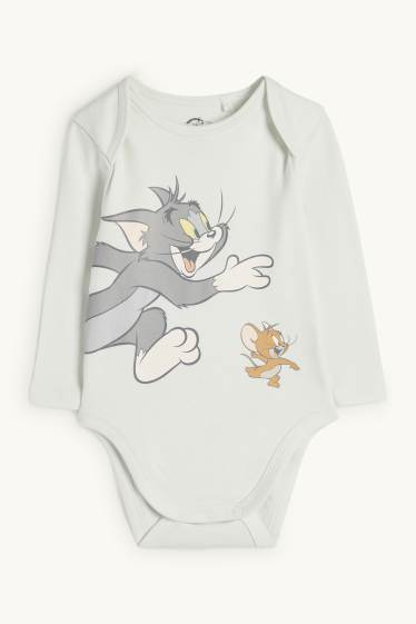 Bébés garçons - Tom & Jerry - Body bébé - vert menthe