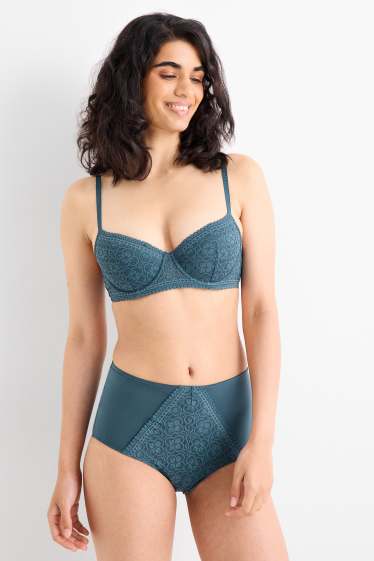 Damen - Slip - petrol