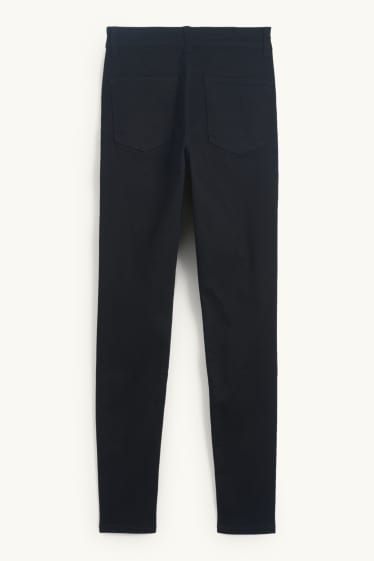 Femei - Jegging jeans - talie înaltă - negru